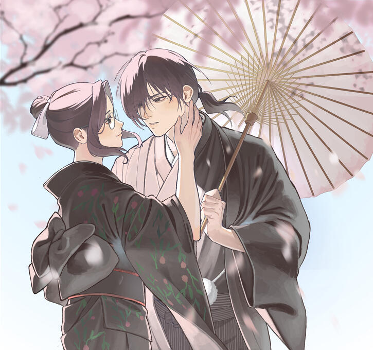 OC and Hiroto Soga, commissioned from sakuracidal @ twt
